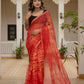 Red Tie & Dye pure Kota Doria saree