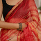 Red Tie & Dye pure Kota Doria saree