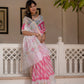 Pink Lehriya pure Kota Doria saree