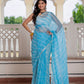 Sky Lehriya Kota Doria saree