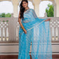 Sky Lehriya Kota Doria saree