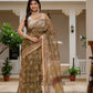 Green Bagh Printed Hand Block Kota Doria Saree