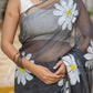 Grey HandPainted pure Kota Doria saree