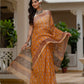 Yellow Bagh Printed Hand Block Kota Doria Saree