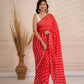 Red lehriya with hand work