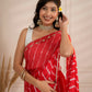 Red lehriya with hand work