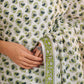 Green bootie pure mul saree