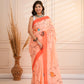 Birdie peach saree