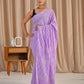 Lavender pure mul saree