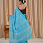 Blue bootie pure mul mul saree