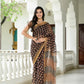 Bagru Kairi Printed Hand Block Kota Doria Saree