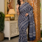 Grey bootie pure mul saree