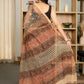 Bagru green lotus pure kota doriya saree