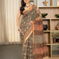 Bagru green lotus pure kota doriya saree
