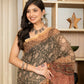 Bagru green lotus pure kota doriya saree