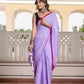 Light Purple Pure Mul Cotton Saree
