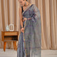 Grey boota pure kota doriya saree