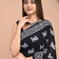 Butterfly print pure cotton 100% Hand Block saree