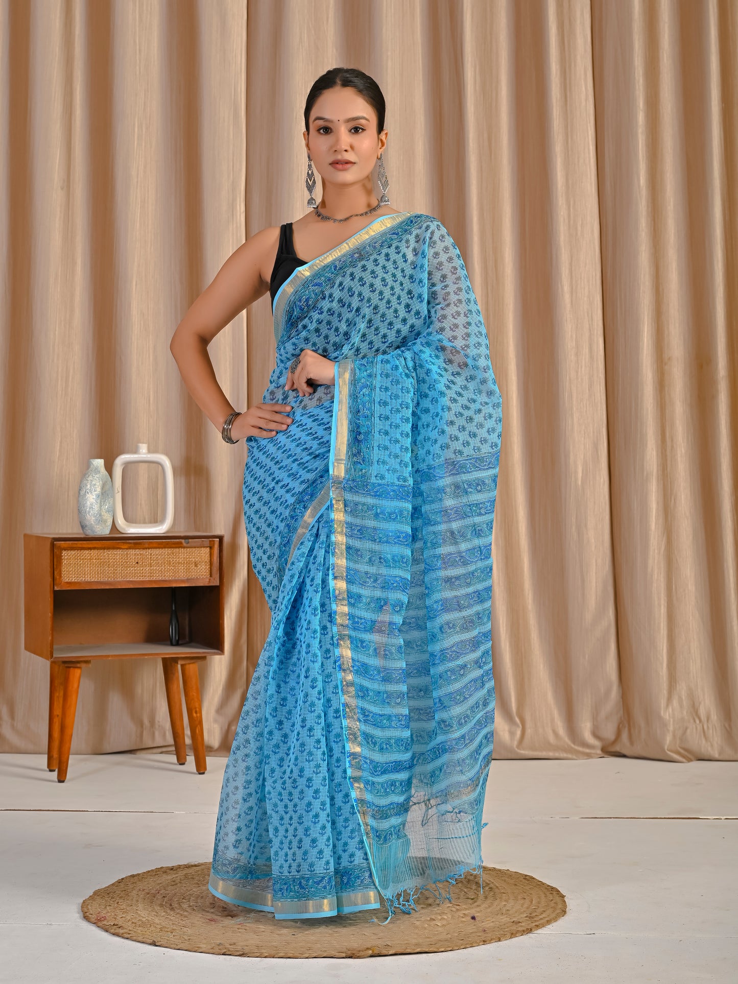 Frozi choti bootie pure kota doriya saree