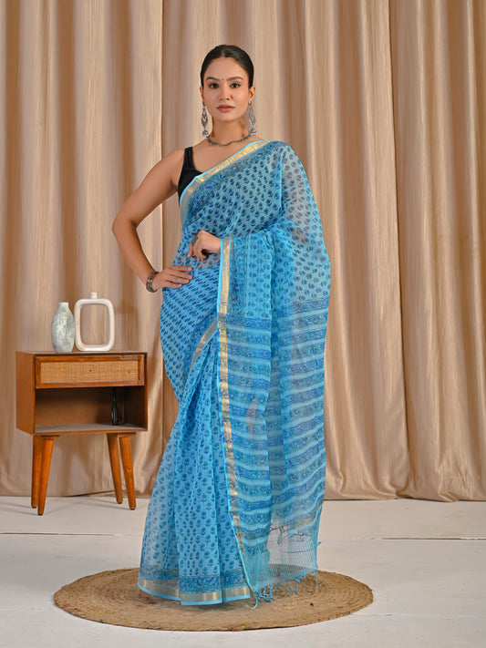 Frozi choti bootie pure kota doriya saree
