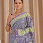 Lilac floral jaal