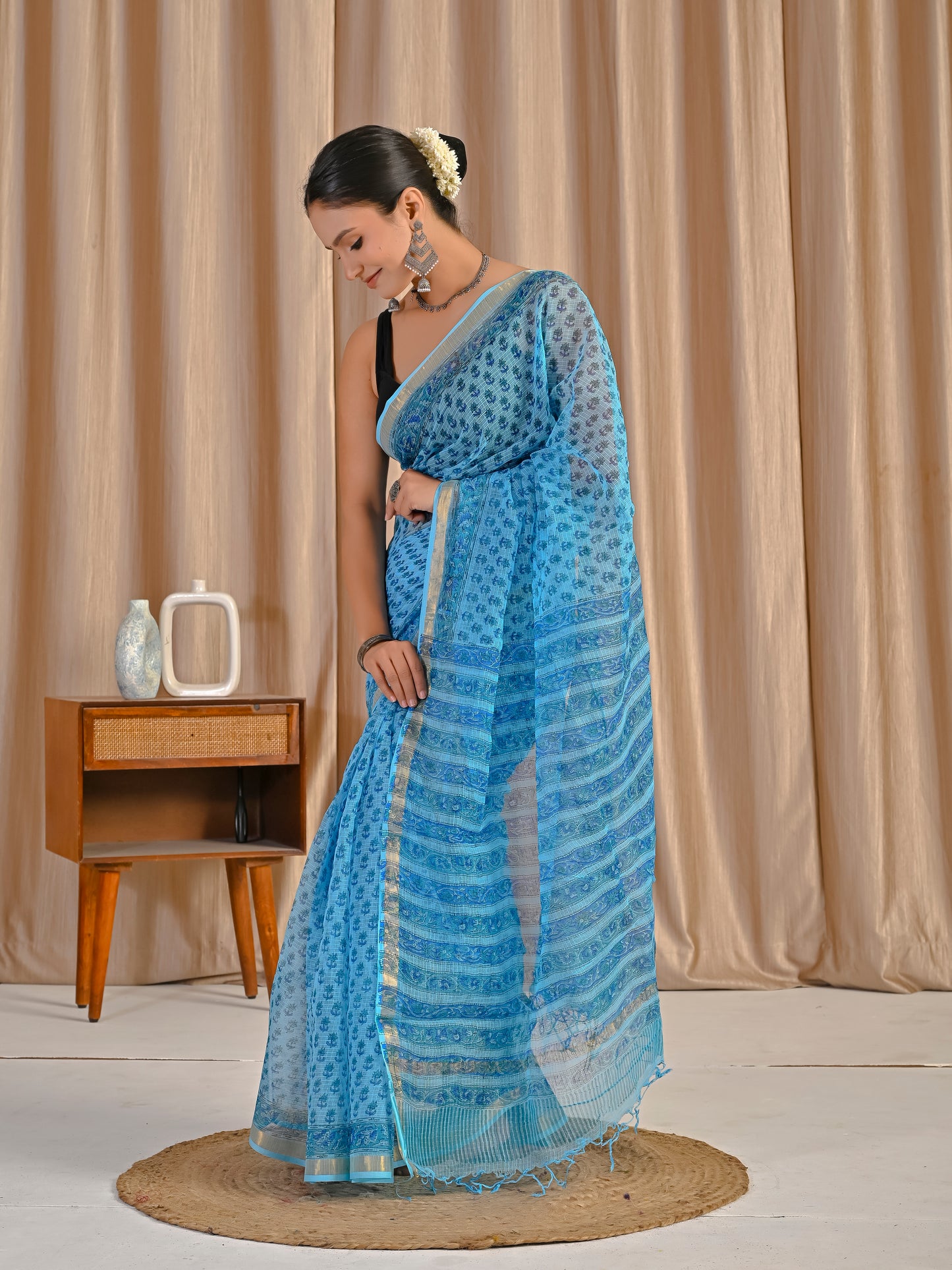 Frozi choti bootie pure kota doriya saree