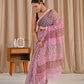 Pink bootie pure kota doriya saree