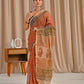 Bagru printed red jaal pure kota doriya saree